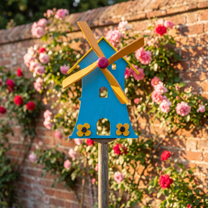Mulino a vento Treehood in legno fatto a mano – foto 1