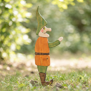 Gnomo Treehood in legno fatto a mano – foto 1