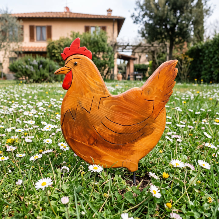 Gallina Treehood in legno fatto a mano – foto 6