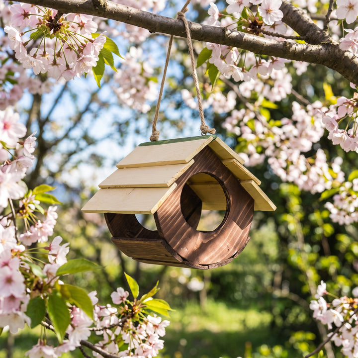 Mangiatoia Botticella Treehood in legno fatto a mano – foto 9