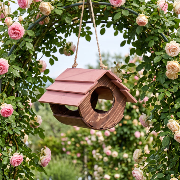 Mangiatoia Botticella Treehood in legno fatto a mano – foto 11