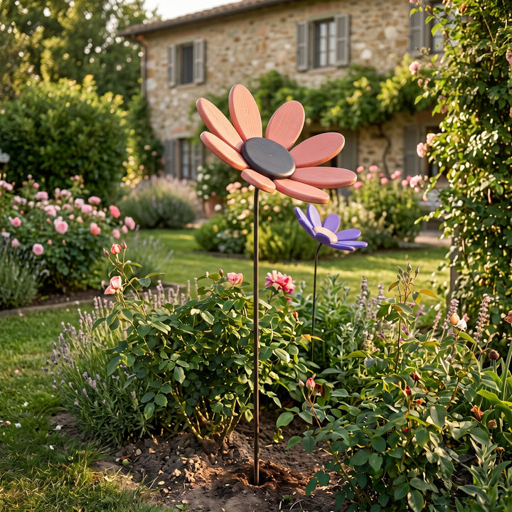Fiore gigante in legno - foto 5