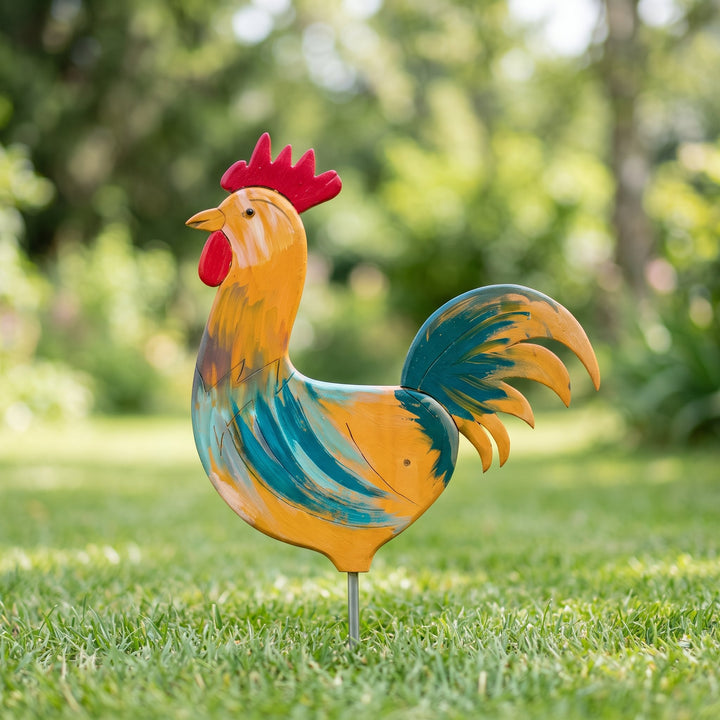 Gallo in legno - foto 2