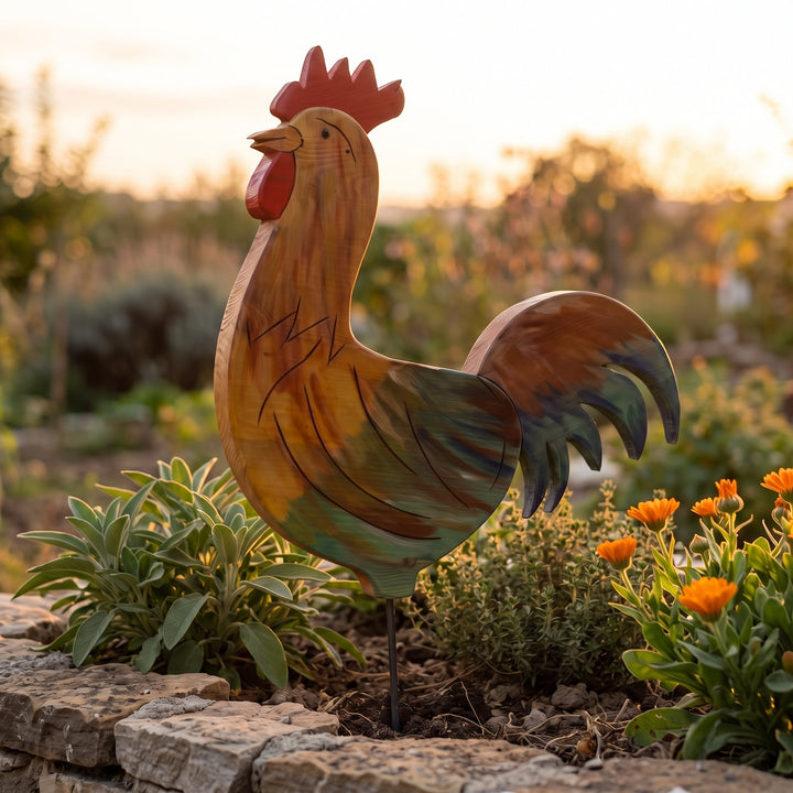 Gallo in legno - foto 6