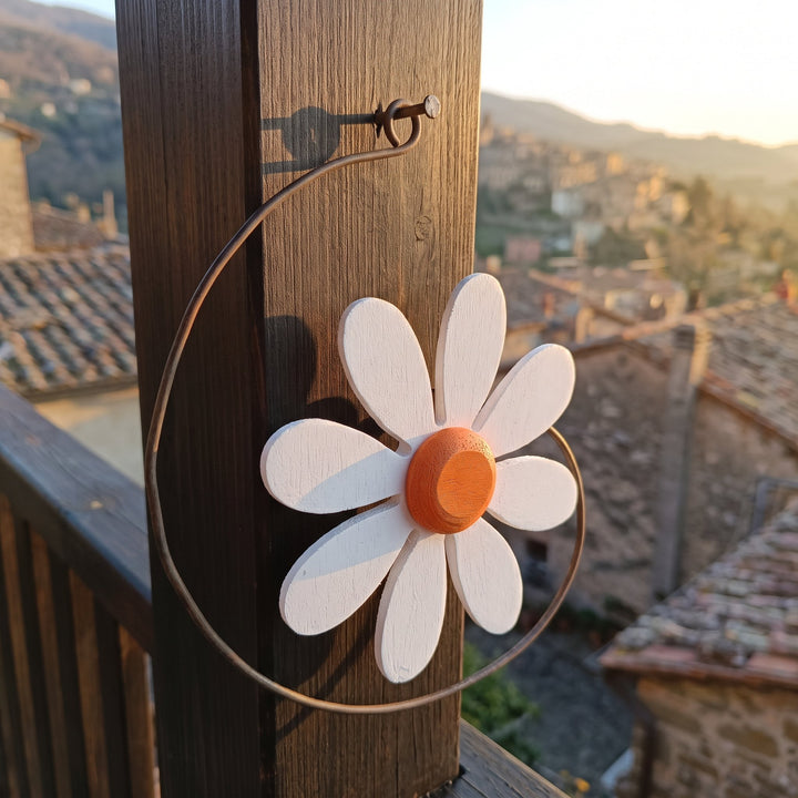 Margherite a muro in legno - foto 1