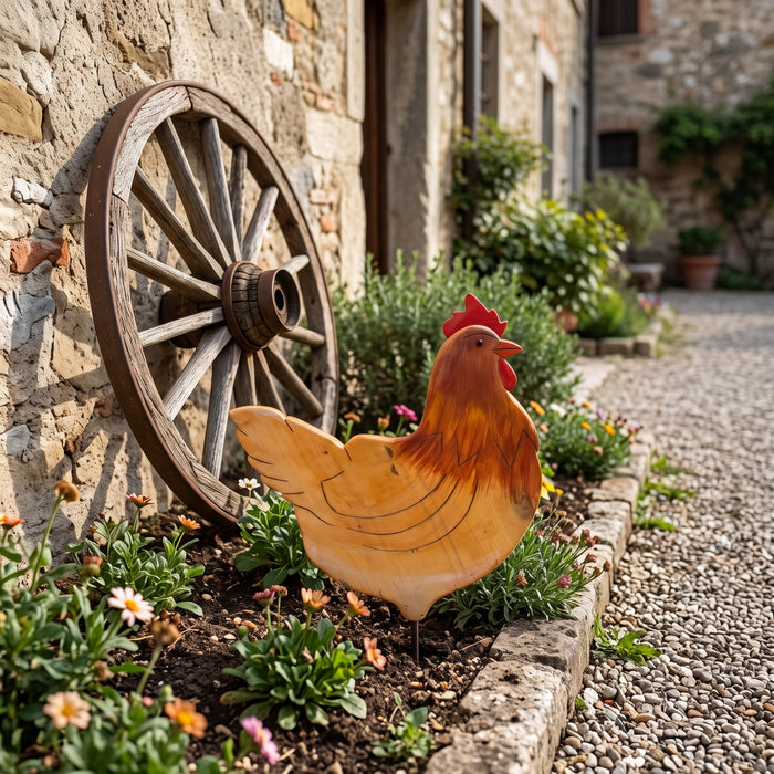 Gallina Treehood in legno fatto a mano – foto 1