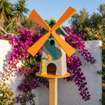Mulino a vento nido Treehood in legno di abete fatto a mano – foto 2