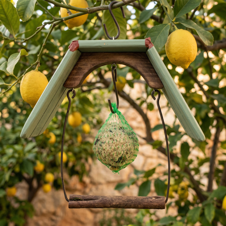 Dondolo portapalle Treehood in legno fatto a mano – foto 2
