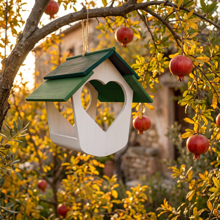 Mangiatoia grande in legno TreeHood