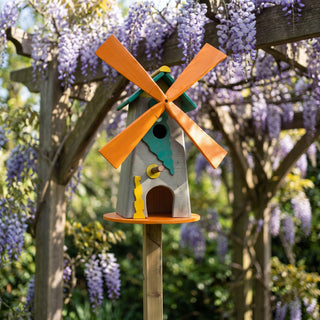 Mulino a vento nido Treehood in legno di abete fatto a mano – foto 1