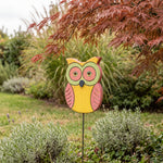 Gufo da giardino Treehood in legno fatto a mano – foto 3