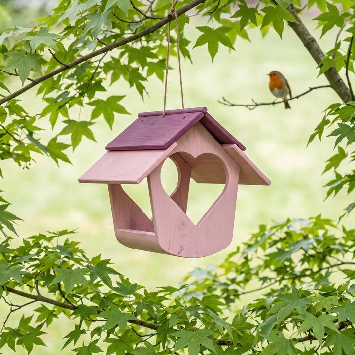 Mangiatoia grande in legno TreeHood