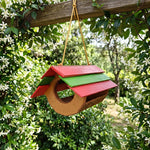 Mangiatoia Botticella Treehood in legno fatto a mano – foto 4