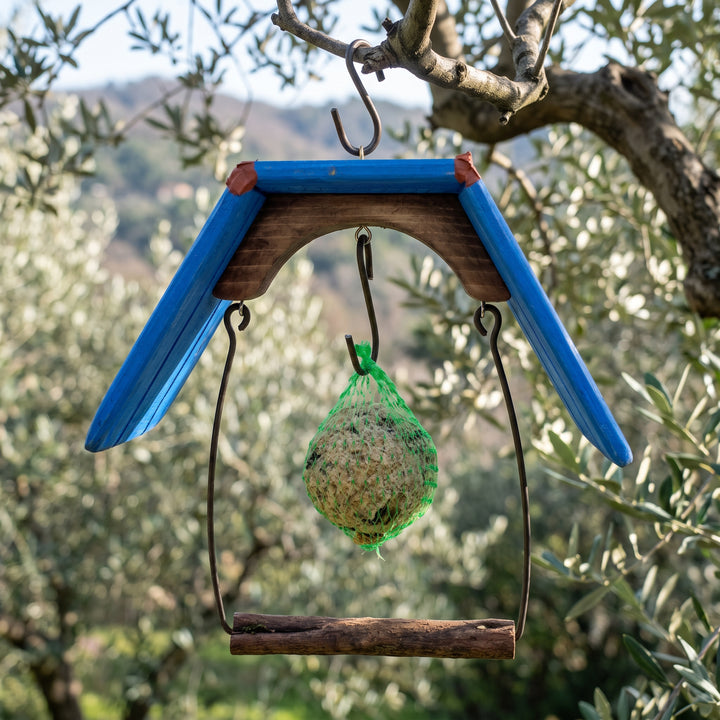 Dondolo portapalle Treehood in legno fatto a mano – foto 4