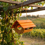 Mangiatoia Botticella Treehood in legno fatto a mano – foto 5