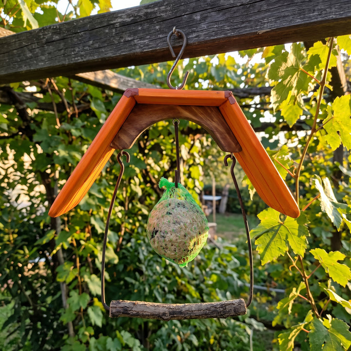 Dondolo portapalle Treehood in legno fatto a mano – foto 7