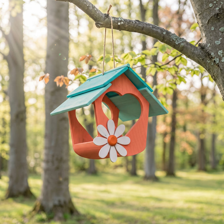 Mangiatoia grande in legno TreeHood