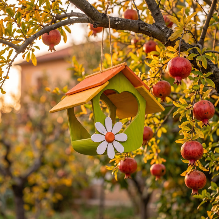 Mangiatoia grande in legno TreeHood