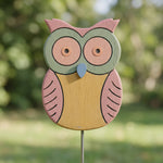Gufo da giardino Treehood in legno fatto a mano – foto 9