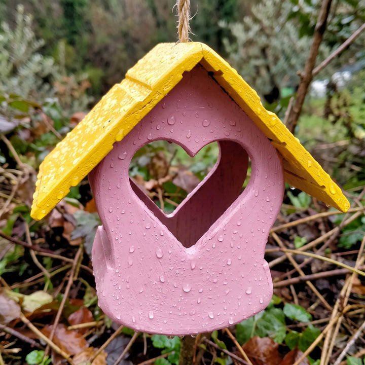 Mangiatoia a cuore in legno TreeHood