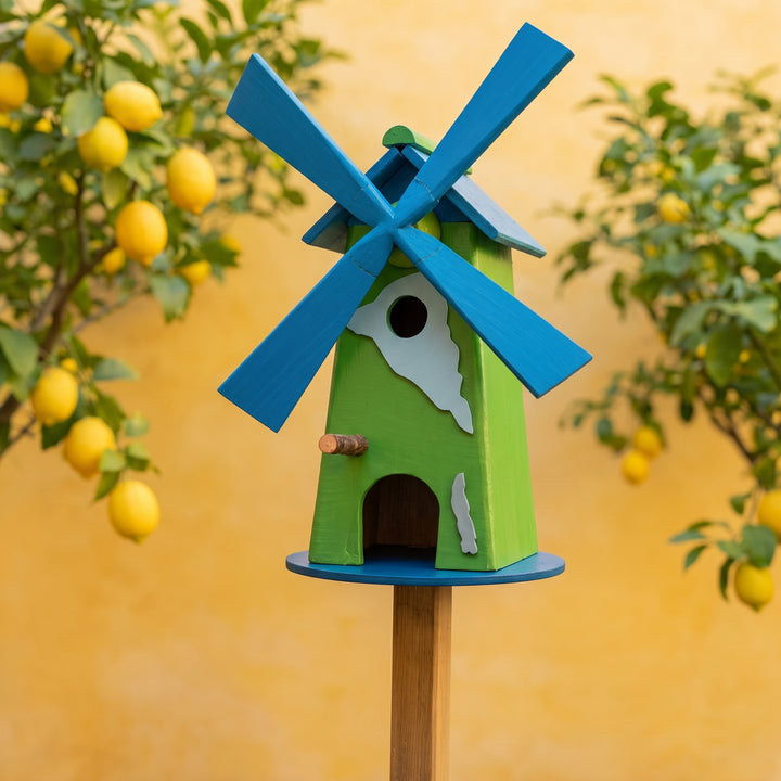 Mulino a vento nido Treehood in legno di abete fatto a mano – foto 9