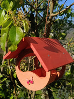 Mangiatoia farfalla Treehood - prodotto artigianale in legno