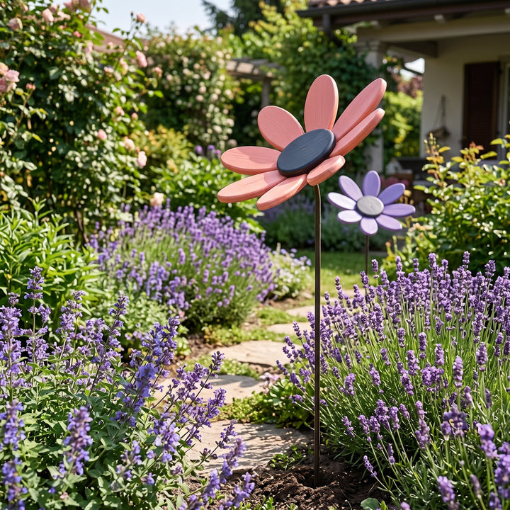 Fiore gigante in legno - foto 4