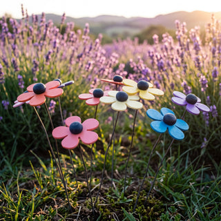 Fiori a 5 petali in legno - foto 1
