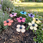Fiori a 5 petali in legno - foto 2