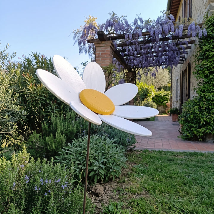 Margherita gigante in legno - foto 9