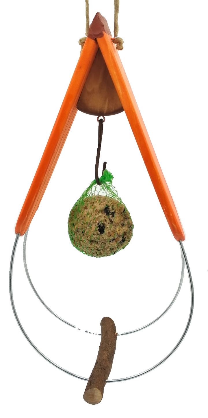 Mangiatoia portapalle Treehood - vista completa in giardino