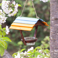 Abbeveratoio piccoli volatili Treehood - prodotto artigianale in legno