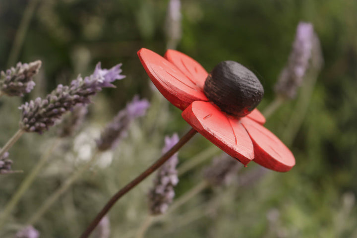 Fiori a 5 petali Treehood - dettaglio lavorazione a mano