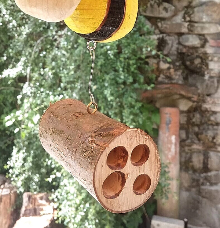Ape nido per osmie Treehood - dettaglio lavorazione a mano