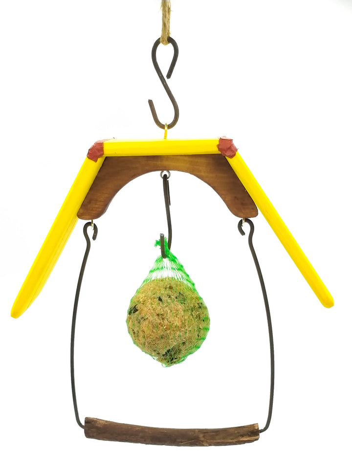 Dondolo portapalle Treehood - dettaglio lavorazione a mano