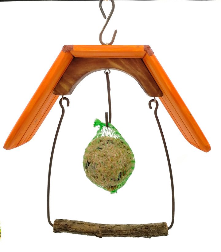 Dondolo porta palle di grasso Treehood - prodotto artigianale in legno