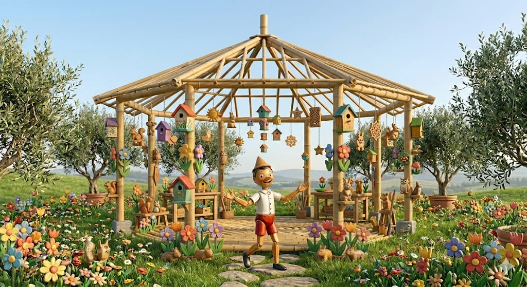 Allestimento Treehood Virtual Tour con Pinocchio